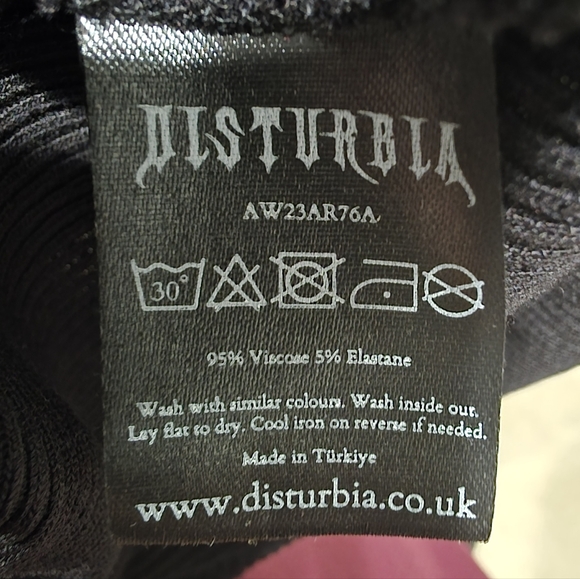 Adonia Black High Neck Ribbed Top - Picture 6 of 11